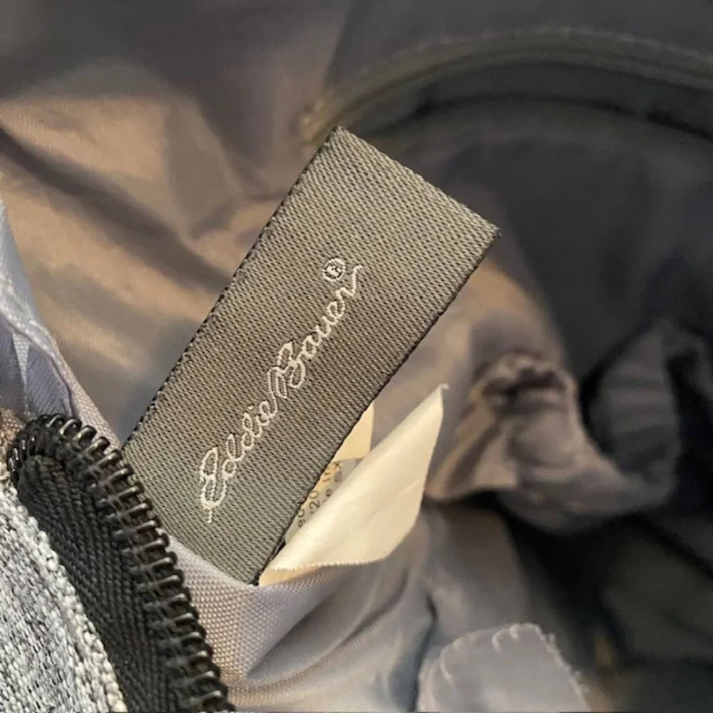 Eddie Bauer First Adventure Diaper Travel Tote Pockets Heather Gray